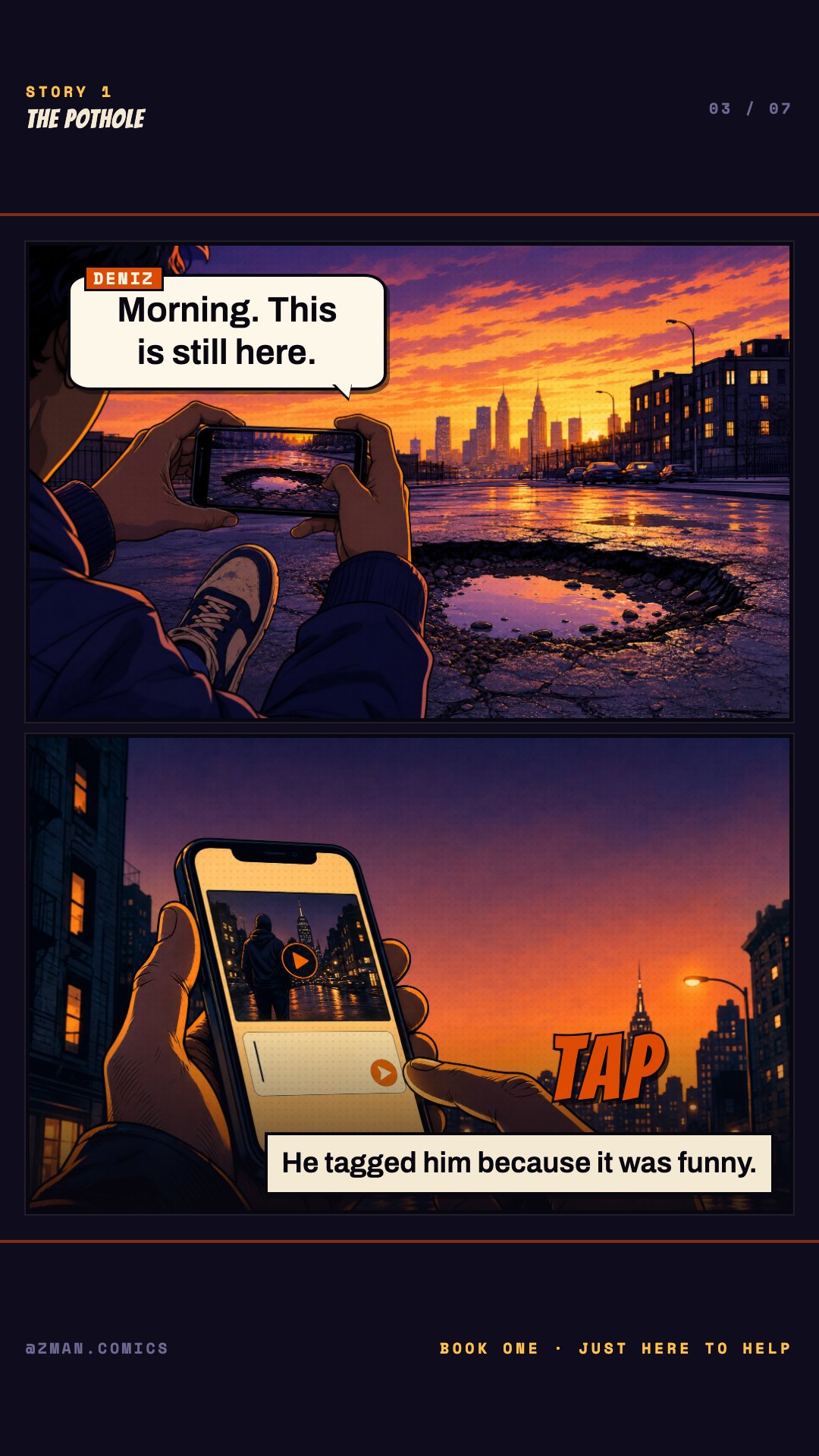 THE POTHOLE page 3