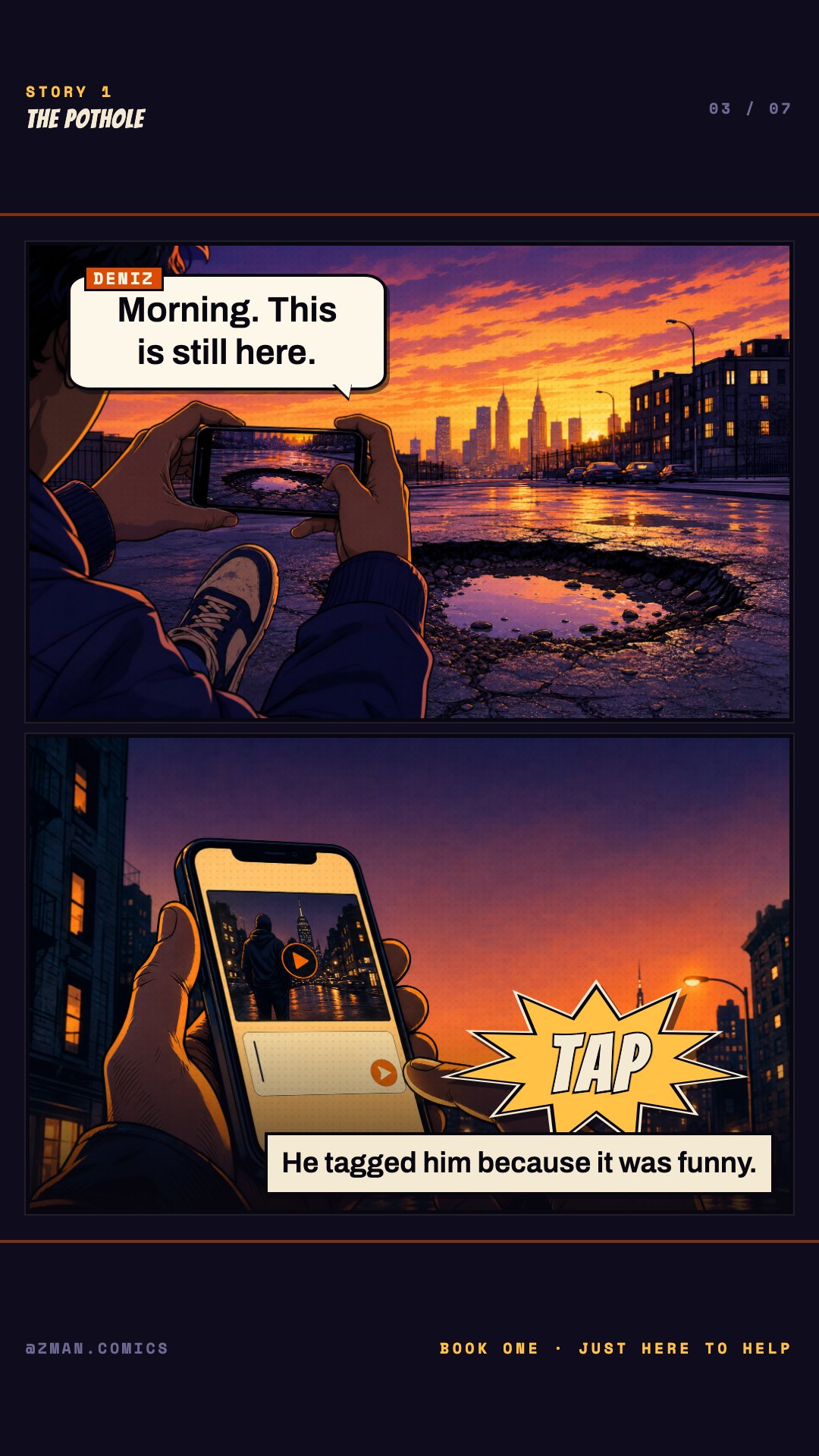 THE POTHOLE page 3